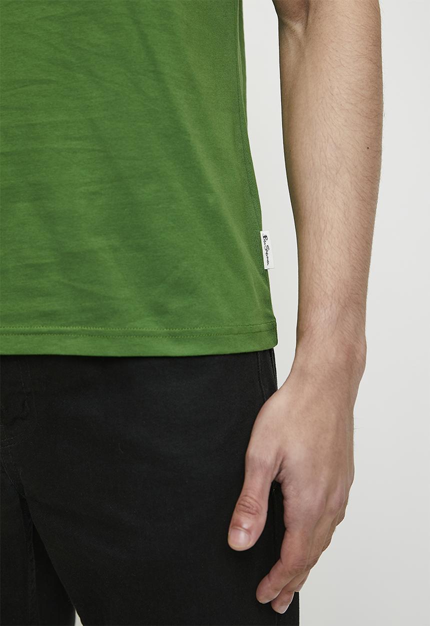 Ben Sherman - Motion Target Puff Print - Elm Green
