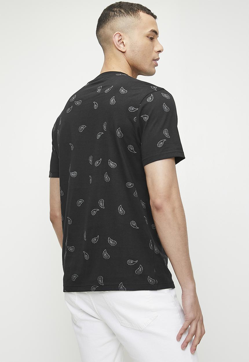 Ben Sherman - Paisley Pkt Tee - Black