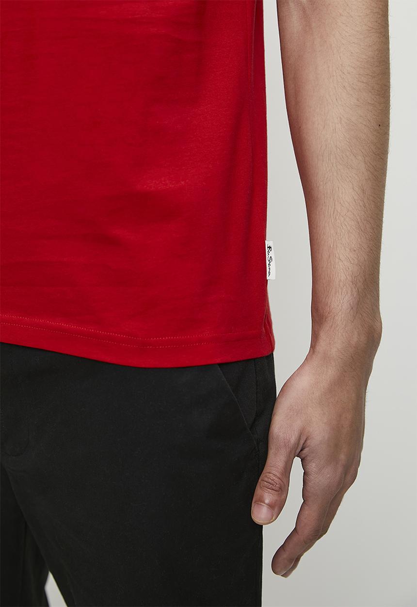 Ben Sherman - Target Pkt Tee-Shirt - Red