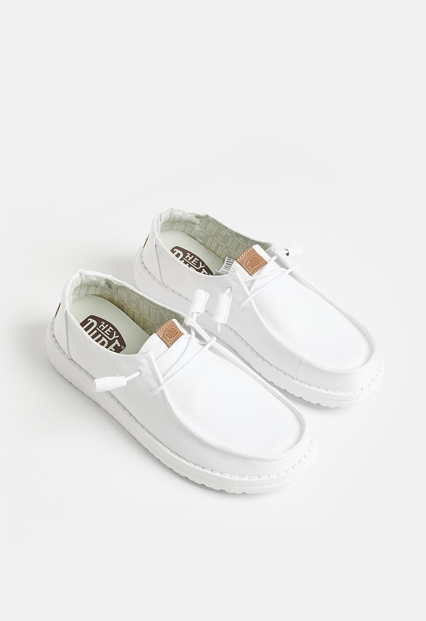 Hey Dude - Wendy Stretch Canvas Slip-On - White
