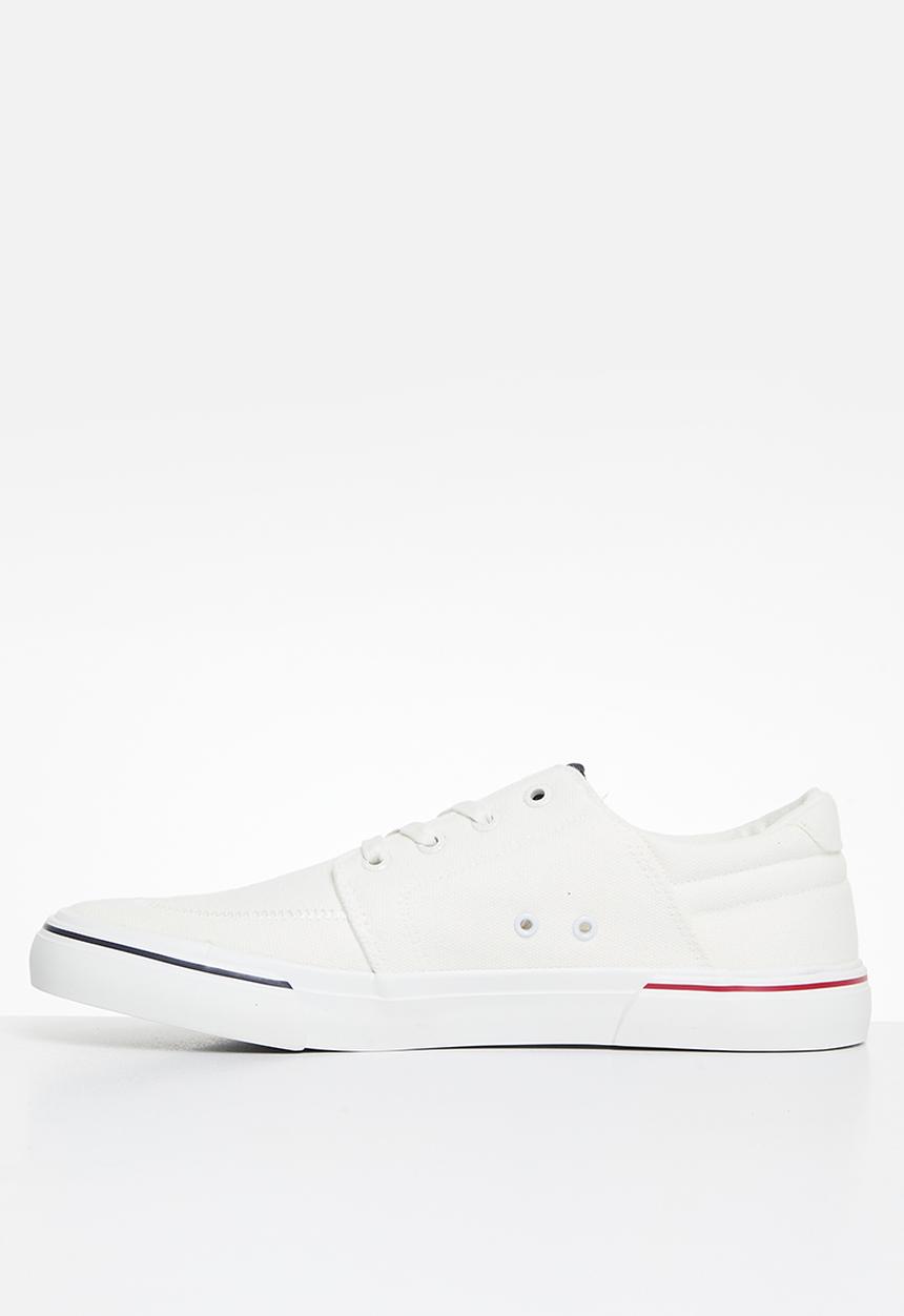 POLO - Classic canvas sneaker - white