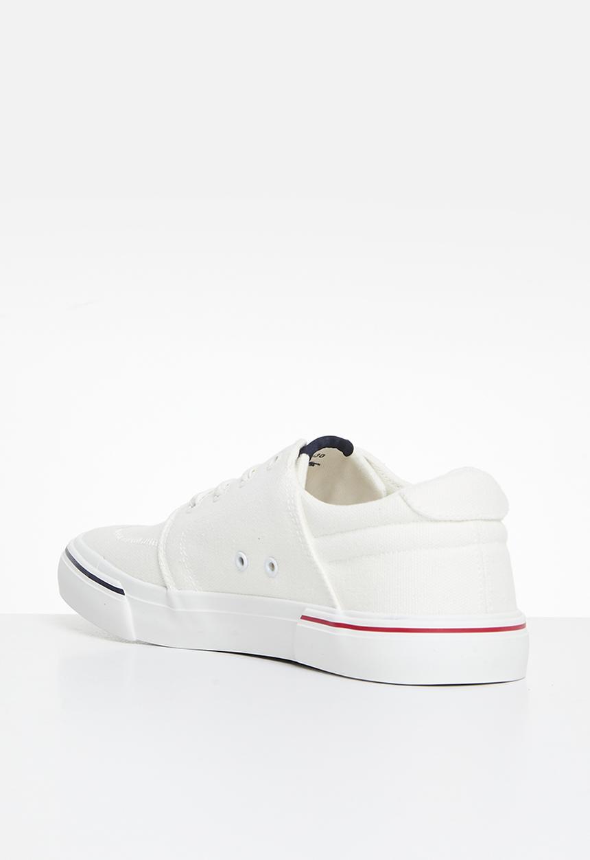 POLO - Classic canvas sneaker - white