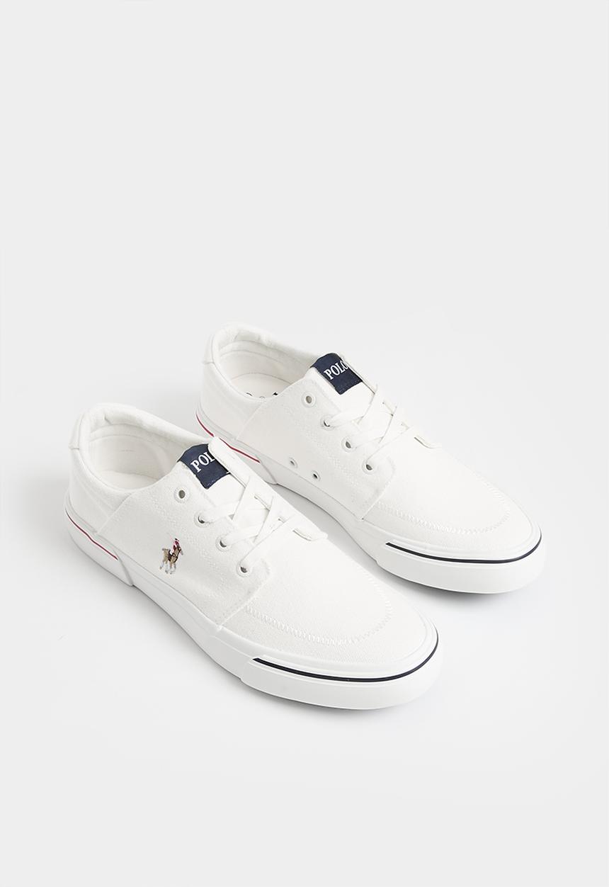 POLO - Classic canvas sneaker - white