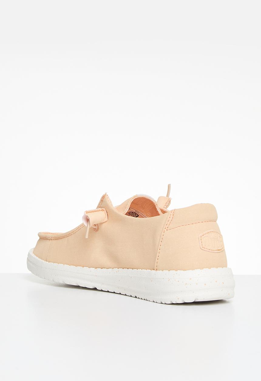 Hey Dude - Wendy Stretch Canvas Slip-On - Peach