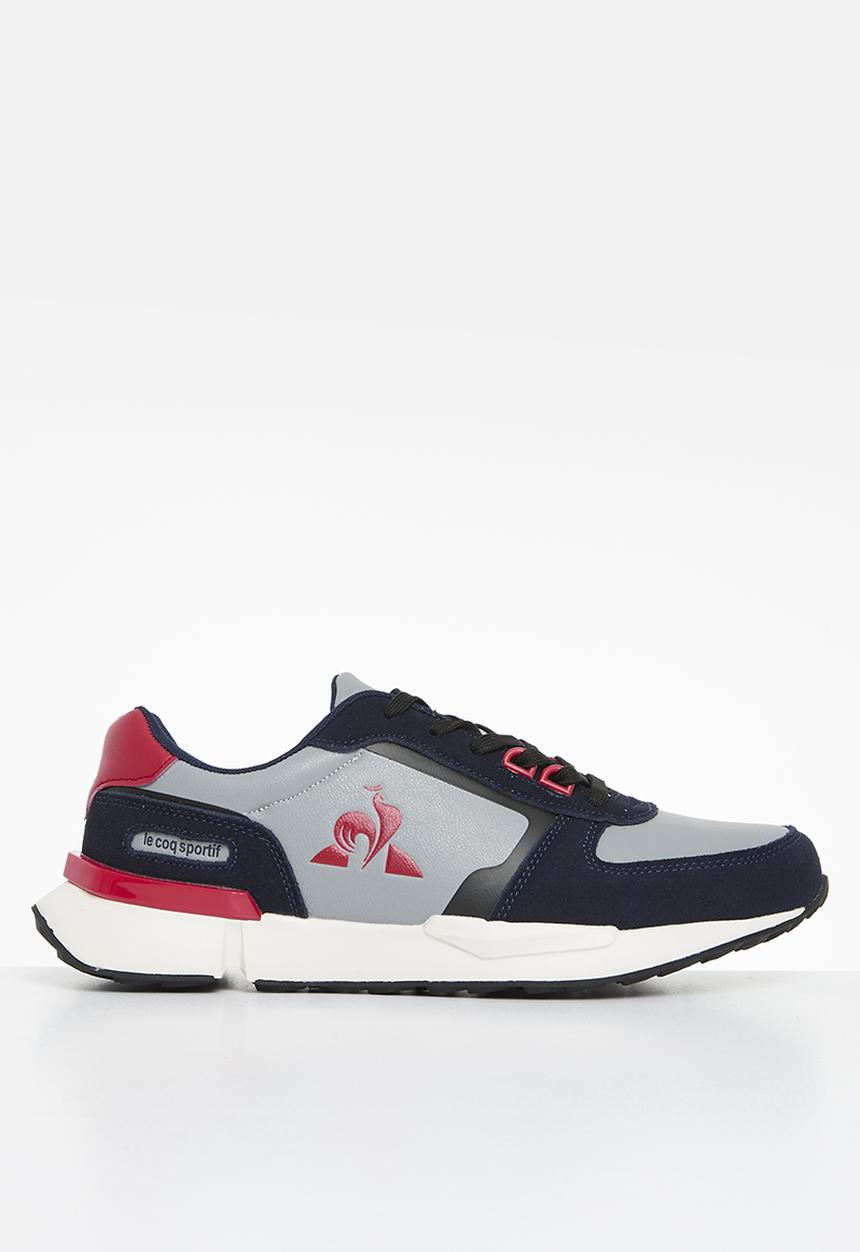 Le Coq Sportif - Riviera m - vaporous grey/dress blue/red