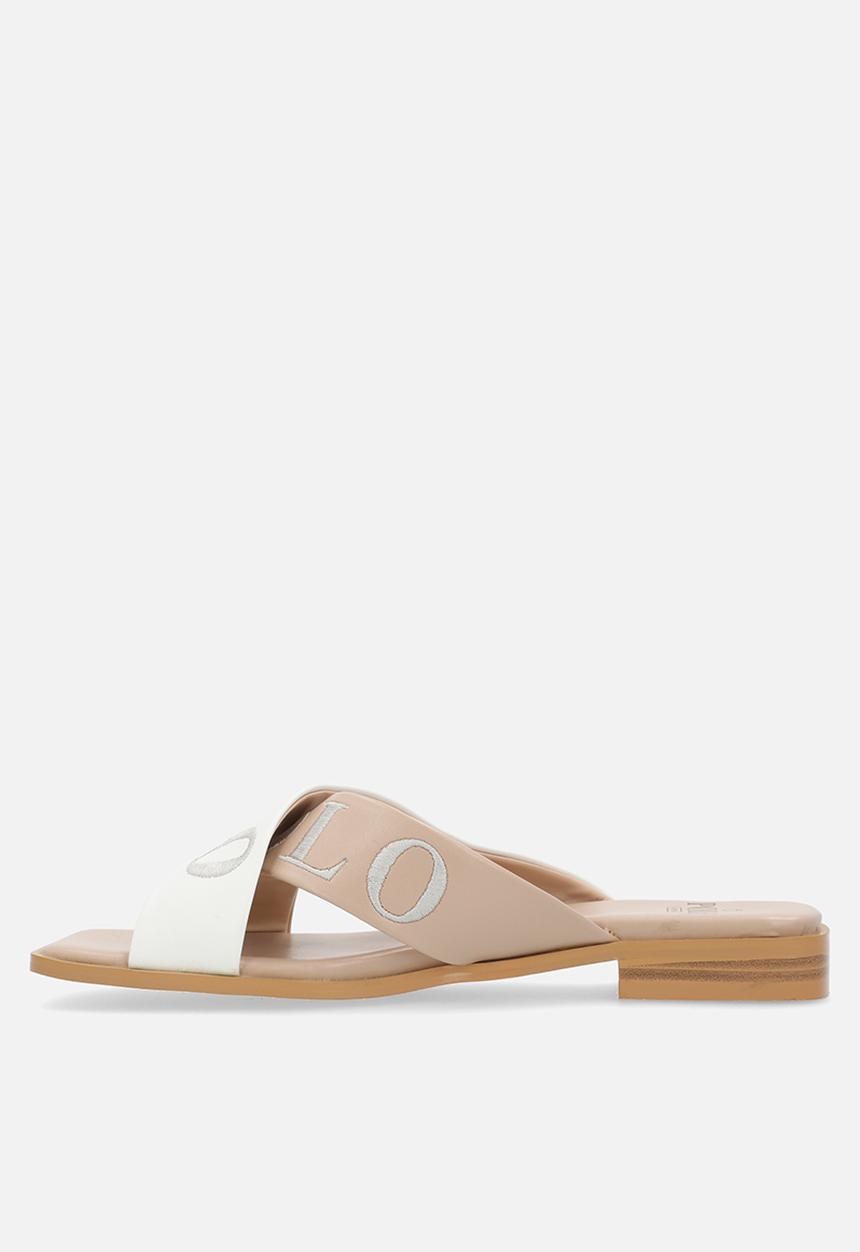 POLO - Cross strap mule - neutral 