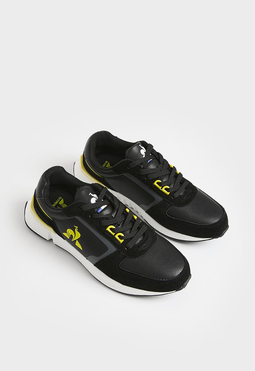 Le Coq Sportif - Riviera m - black/charcoal/celery