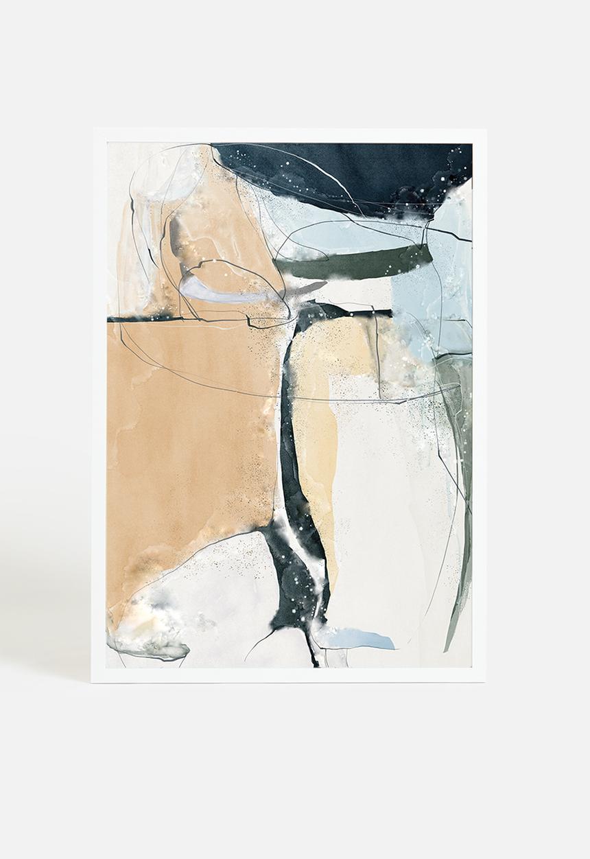 MJ Design Studio - Colourful Abstract Shape III Wall Art