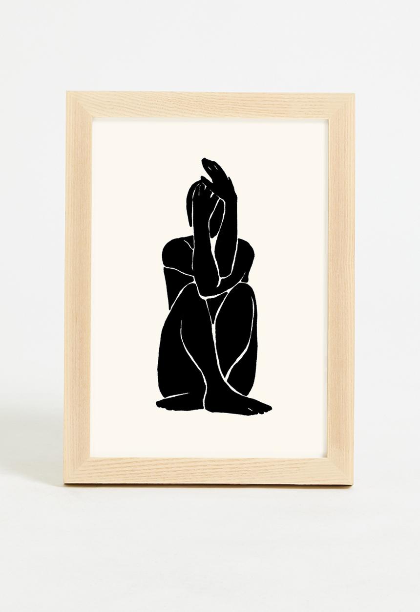 MJ Design Studio - Meditation Women Wall Art