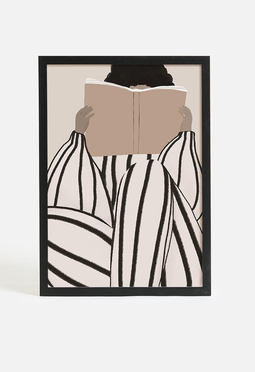 MJ Design Studio - Reading Women Wall Art