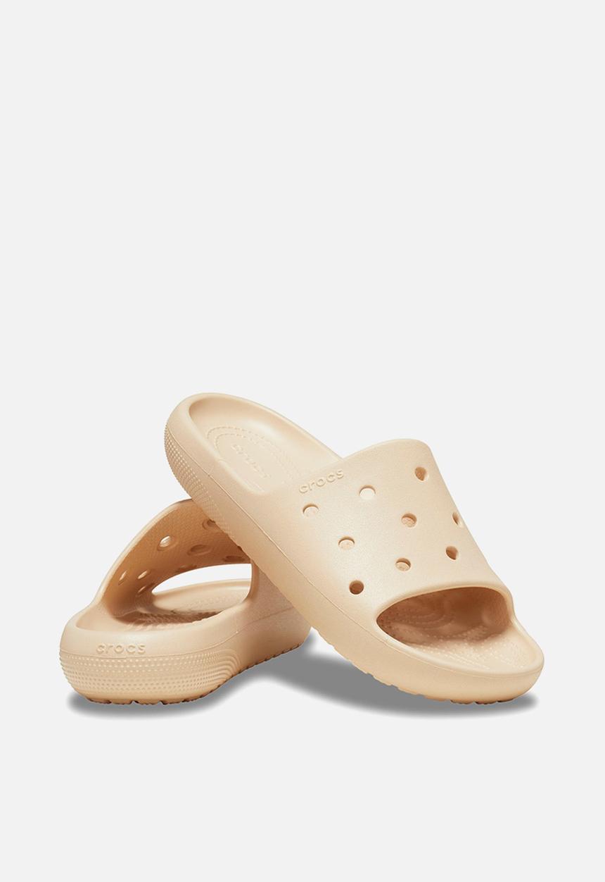 Crocs - Classic crocs slide sandal - shitake1