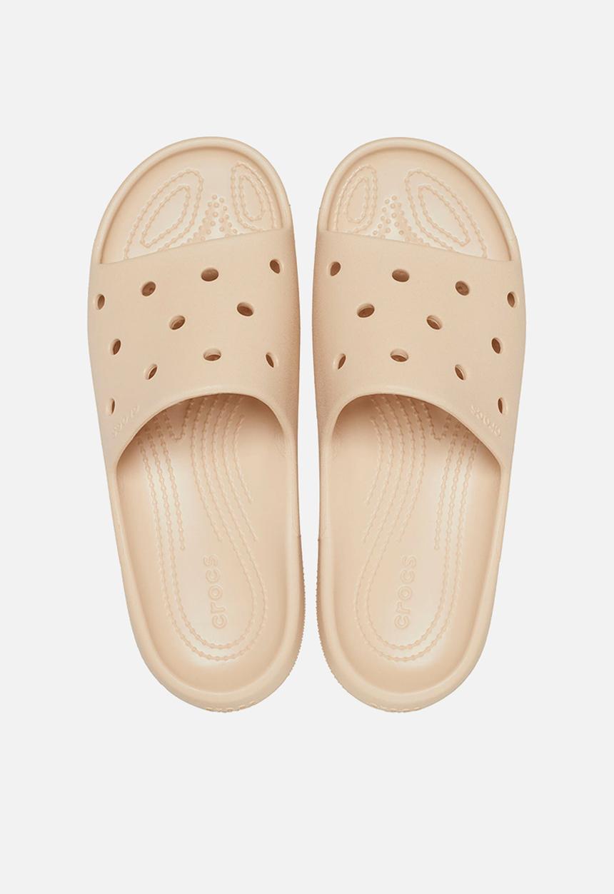 Crocs - Classic crocs slide sandal - shitake1