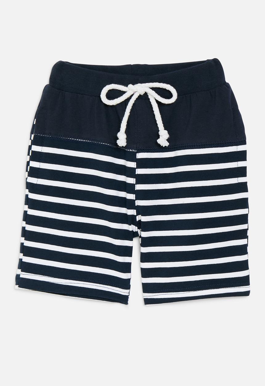 Pop Candy - Striped boards shorts - dark blue
