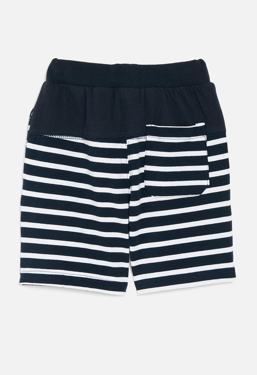 Pop Candy - Striped boards shorts - dark blue