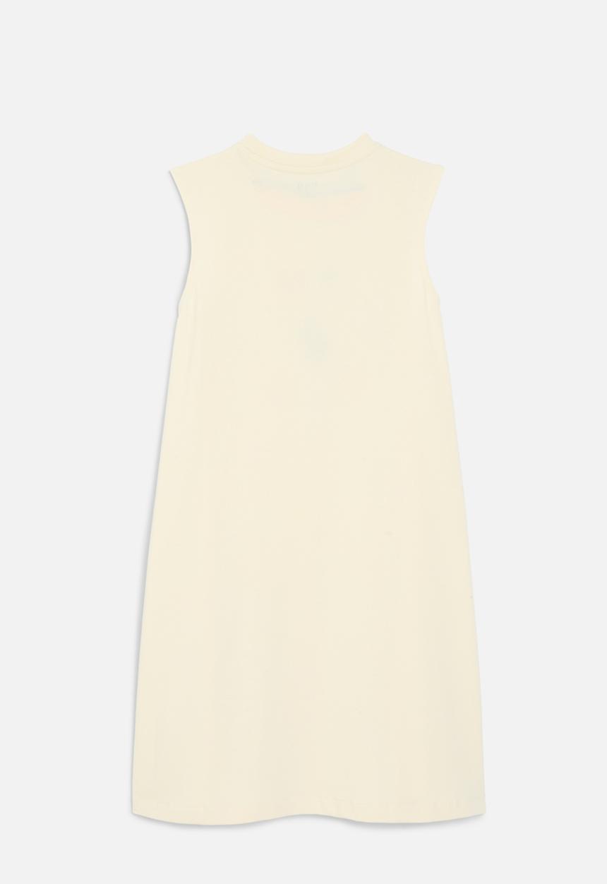 POLO - Girls isla sl dress - stone