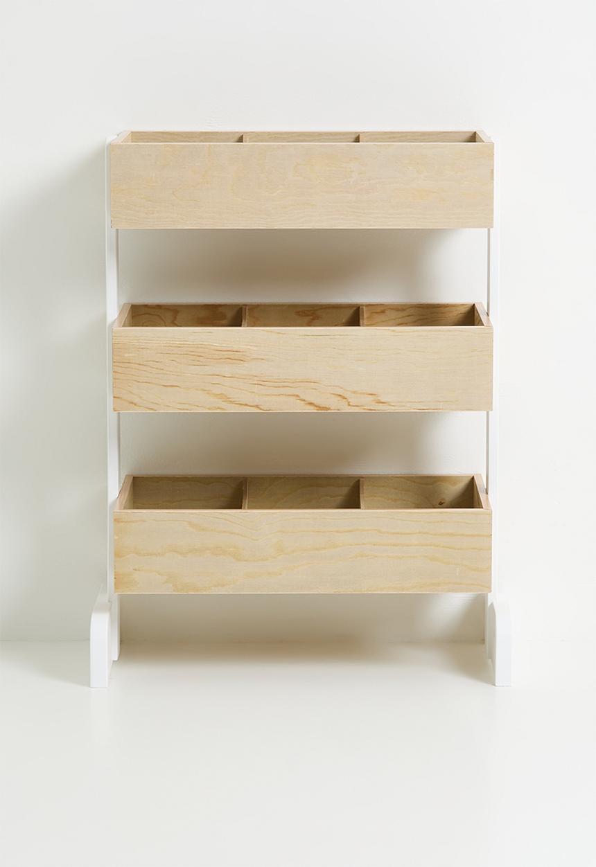Sixth Floor - Riya toy box - natural & white