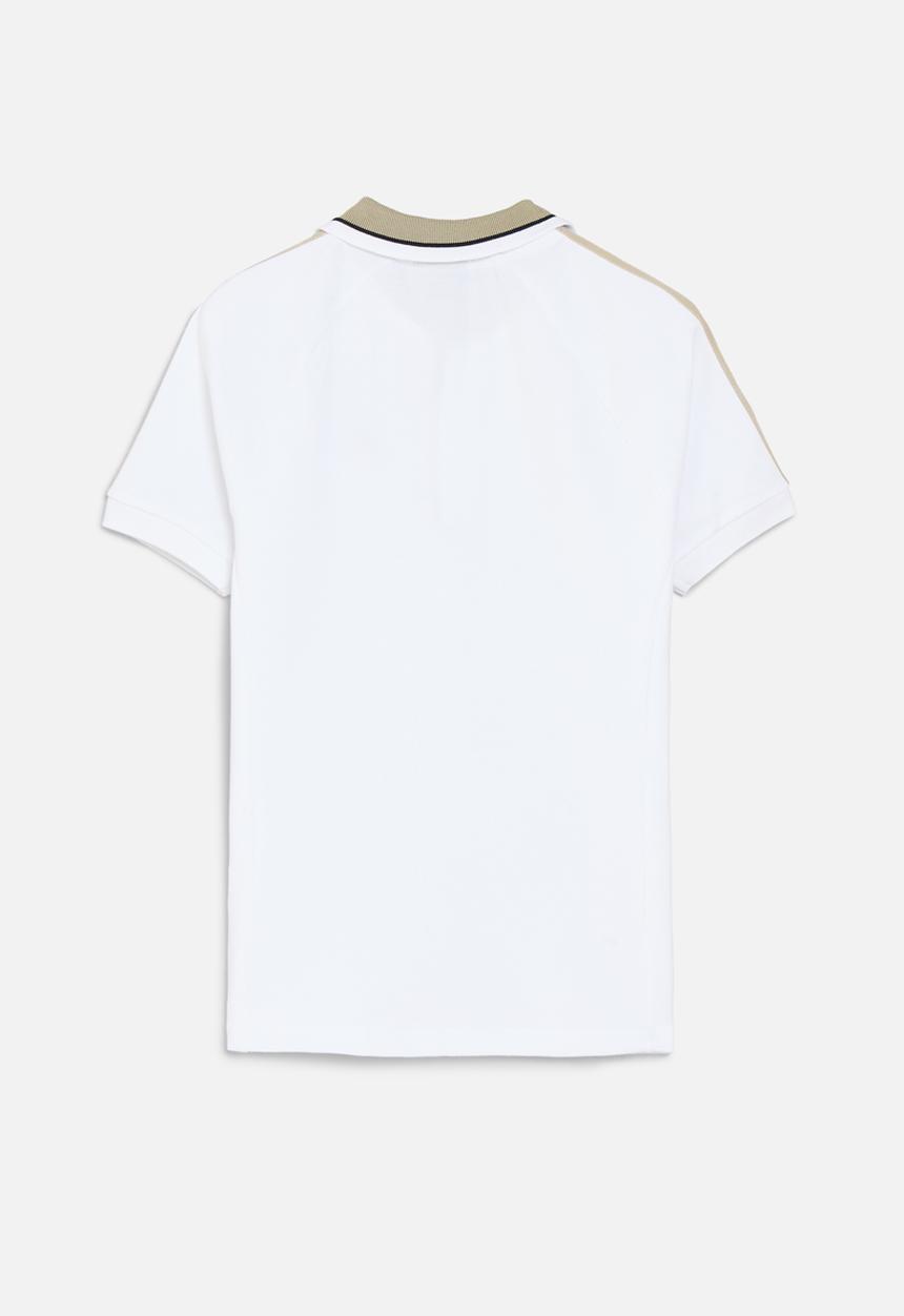 POLO - Boys jackson raglan sleeve golfer - white