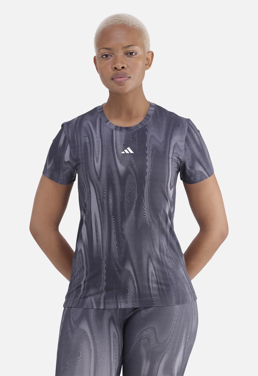 adidas Performance - Tr-Es Crew T Aop  W - Glory Grey
