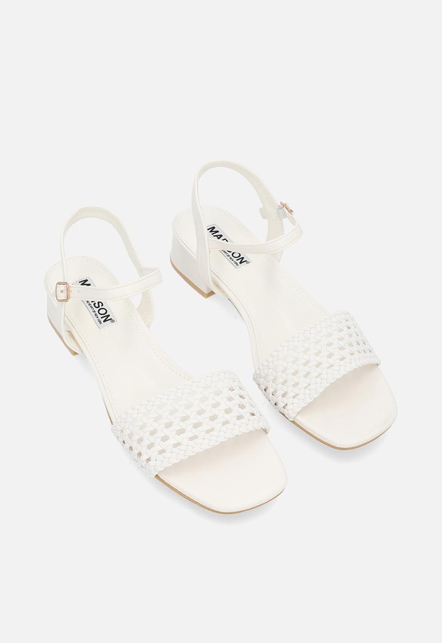Madison® - Georgia block heel - white