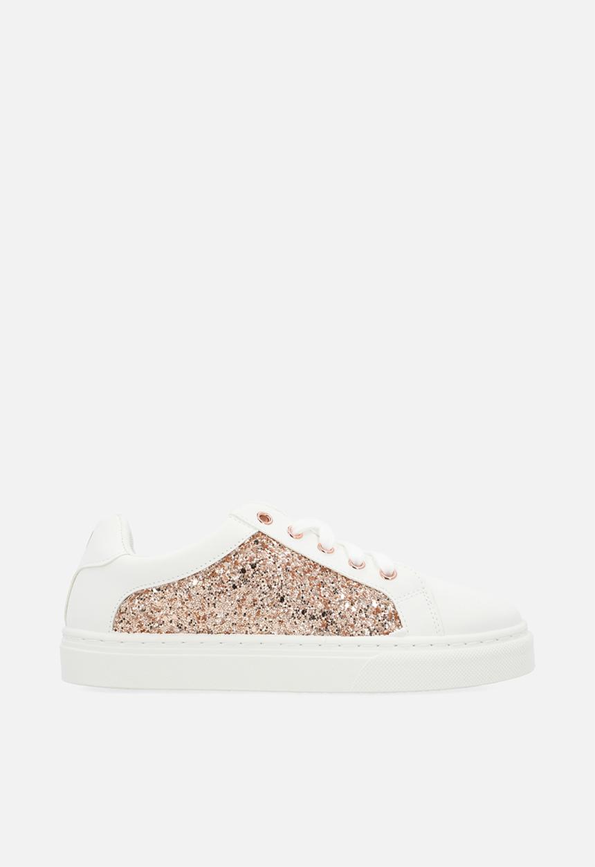 Pierre Cardin - Taylor Girls Glitter Sneaker - White