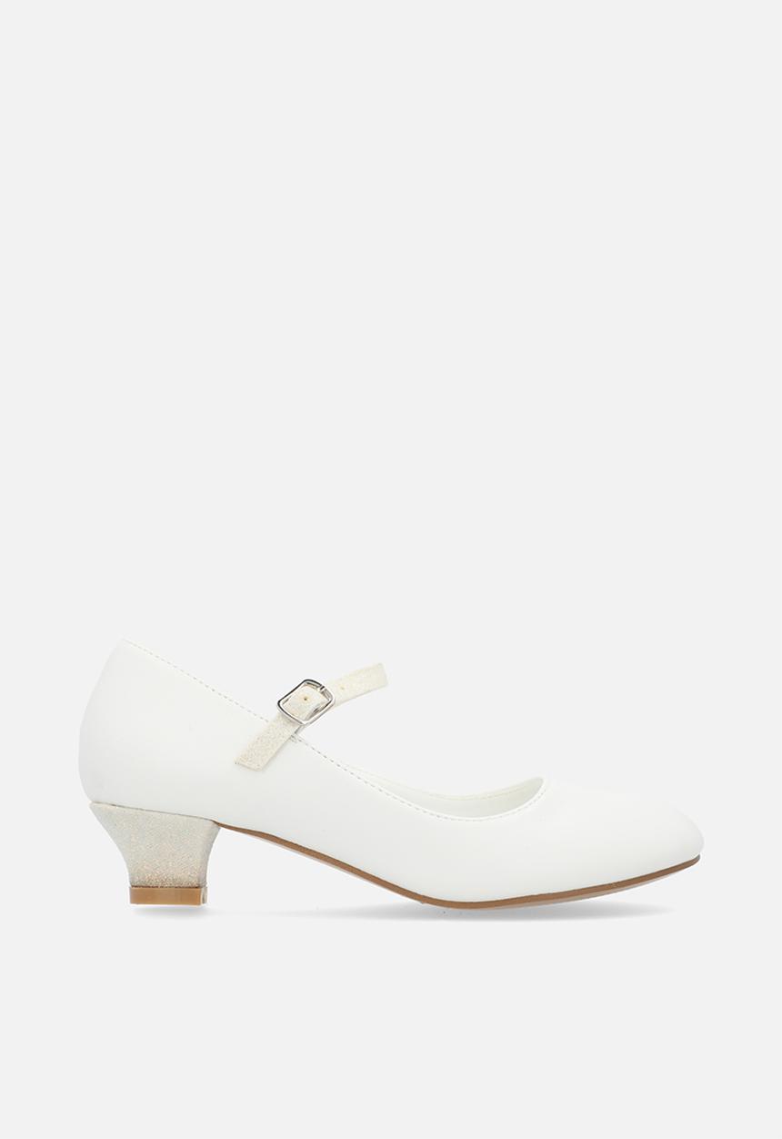 Pierre Cardin - Stella Girls Glitter High Heel - White