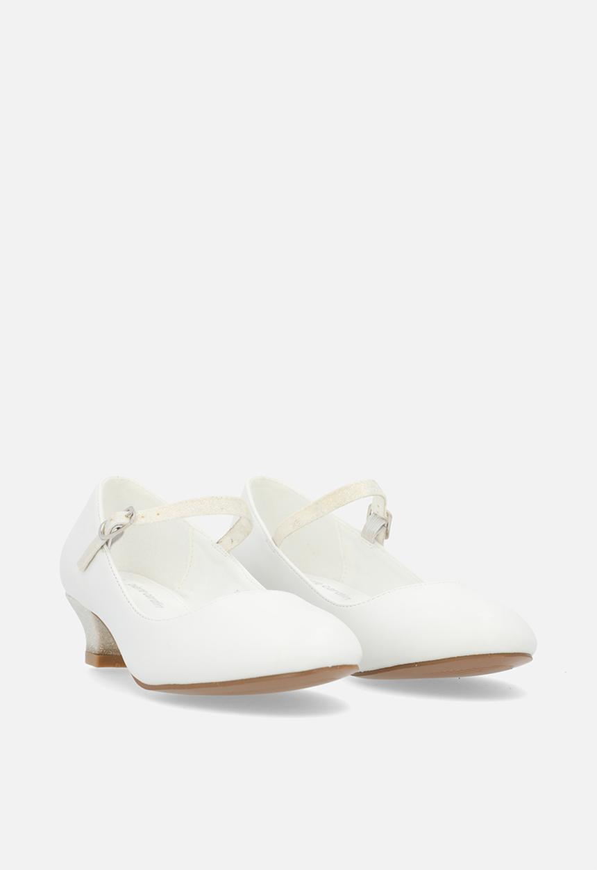 Pierre Cardin - Stella Girls Glitter High Heel - White