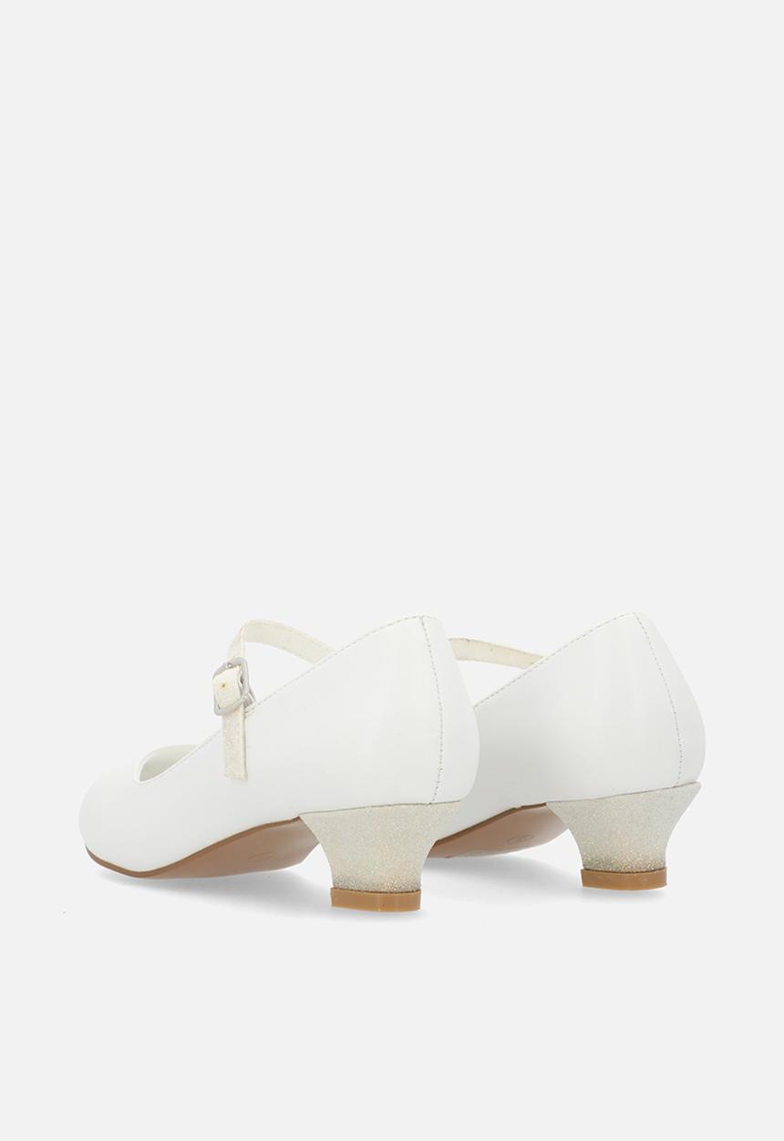 Pierre Cardin - Stella Girls Glitter High Heel - White