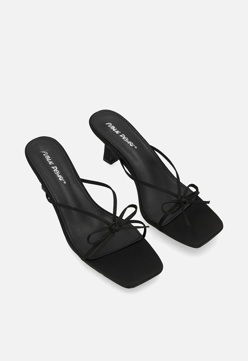 Public Desire - Cindy mule heel - black