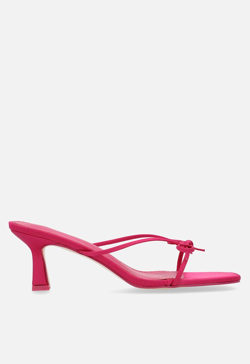 Public Desire - Cindy mule heel - hot pink