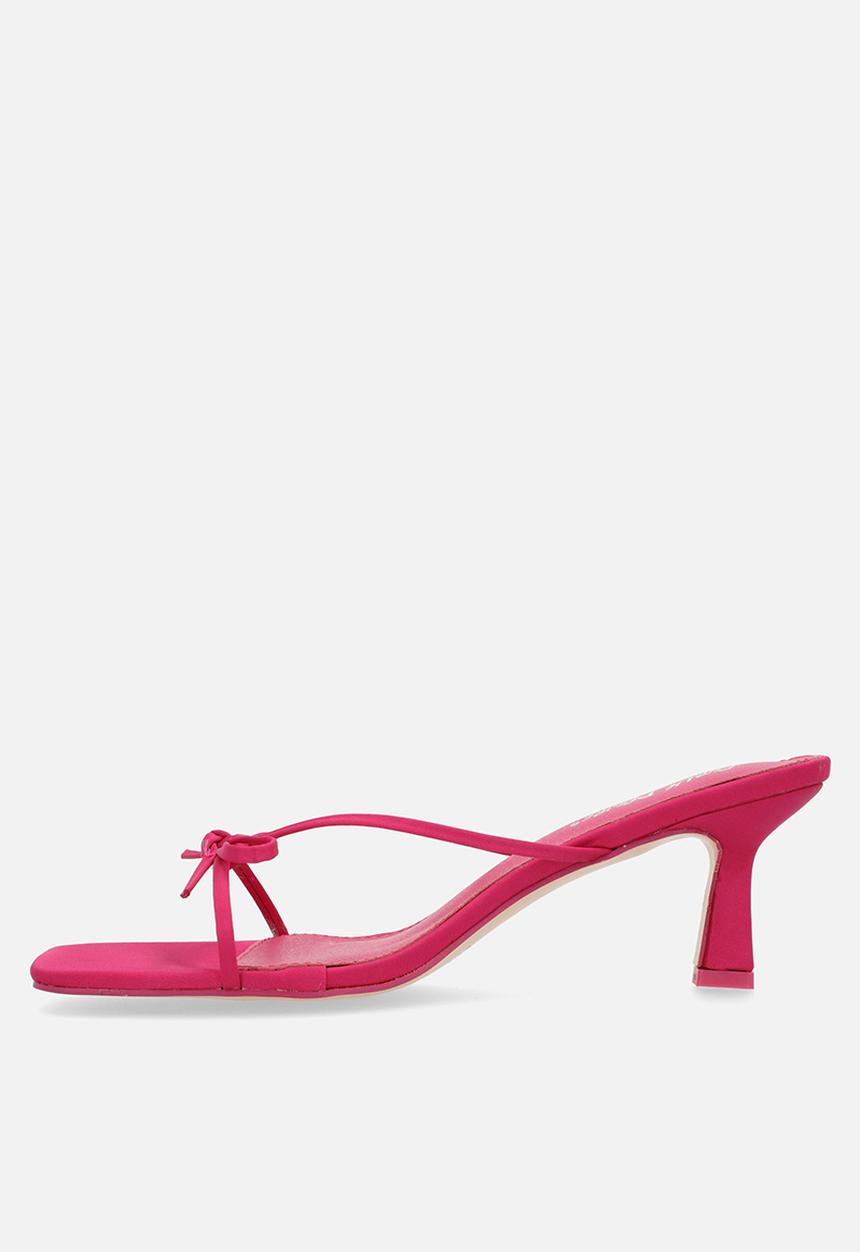 Public Desire - Cindy mule heel - hot pink