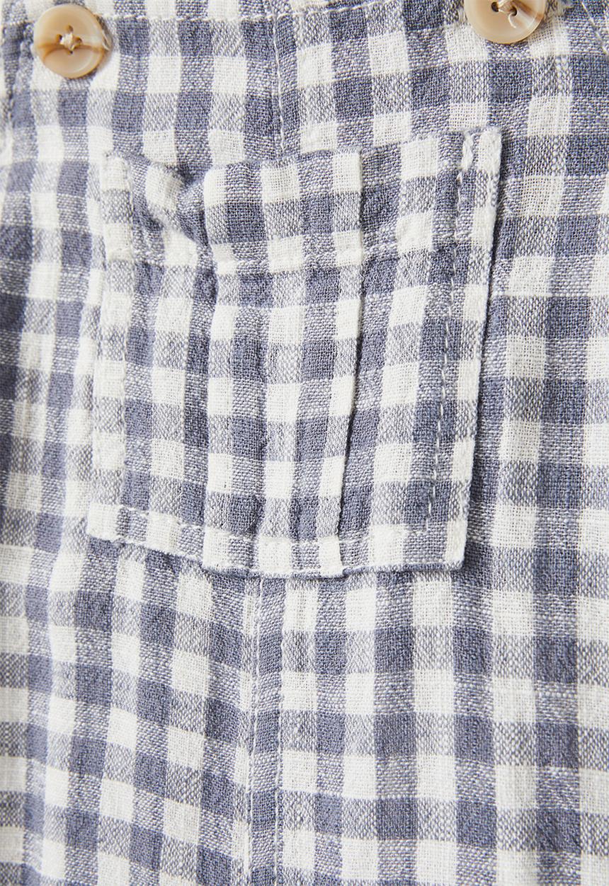 Cotton On - Eddy shortall - steel/gingham