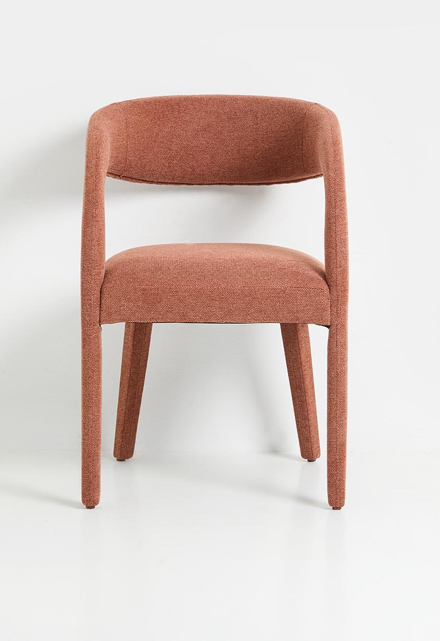 Sixth Floor - Elle woven fully upholstered chair-rust