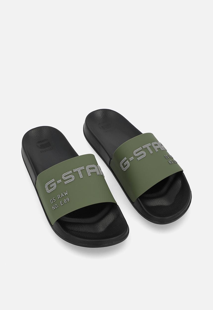 G-STAR - Cart Slide M - black/green