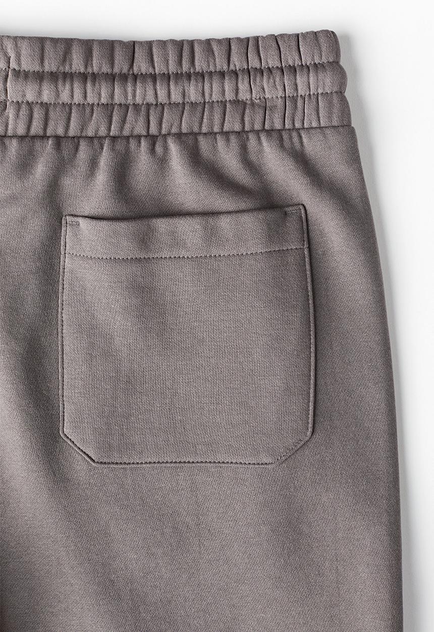 H&M - Regular fit sweatshorts - dark greige 