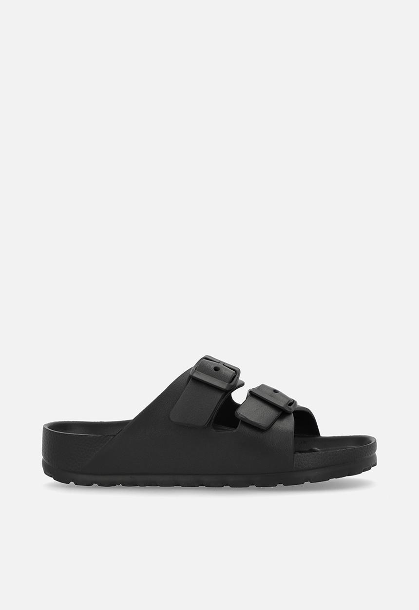 Pop Candy - Twin bucke slides-black