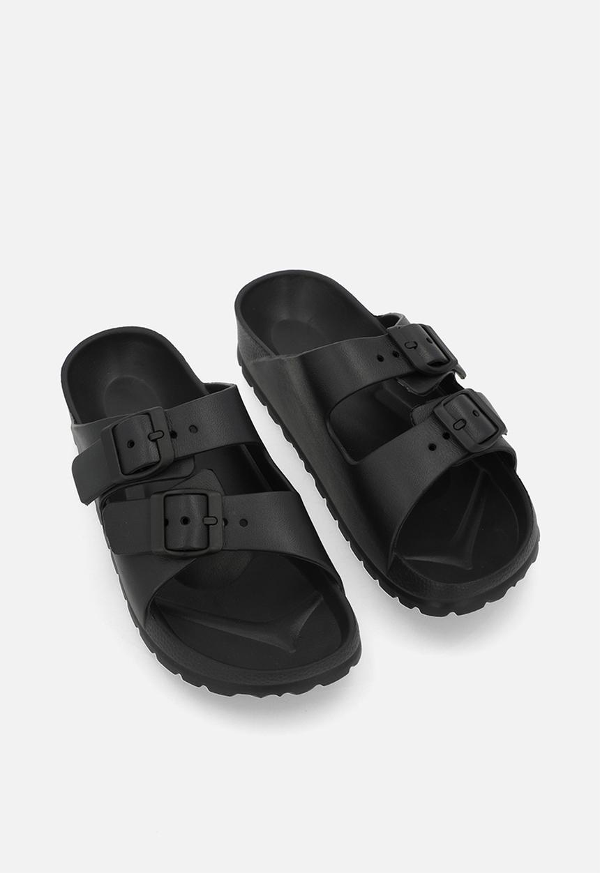 Pop Candy - Twin bucke slides-black