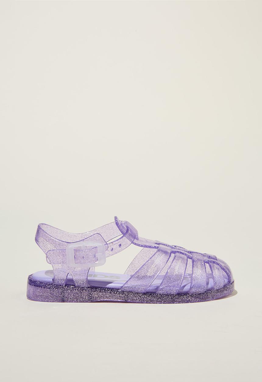 Cotton On - Elsie jelly sandal - lilac drop glitter