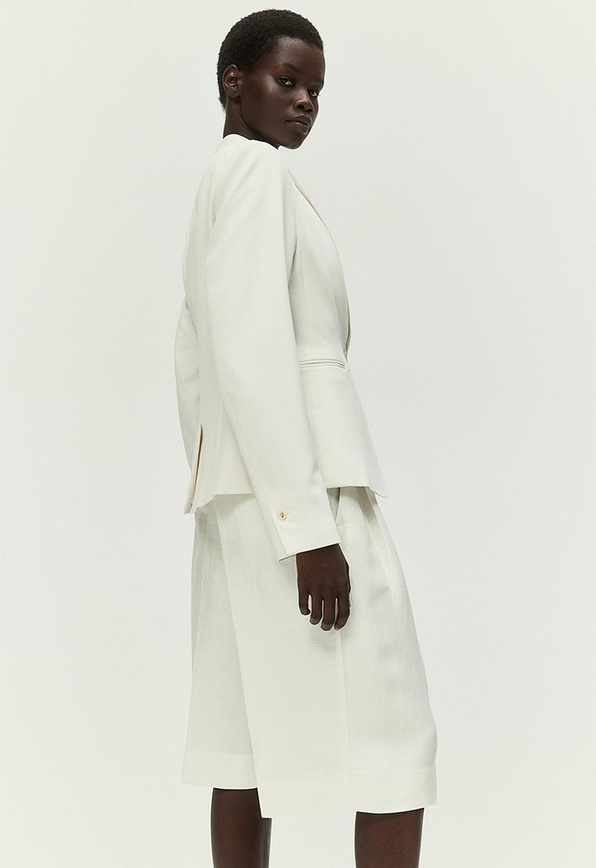H&M - Fitted jacket - white