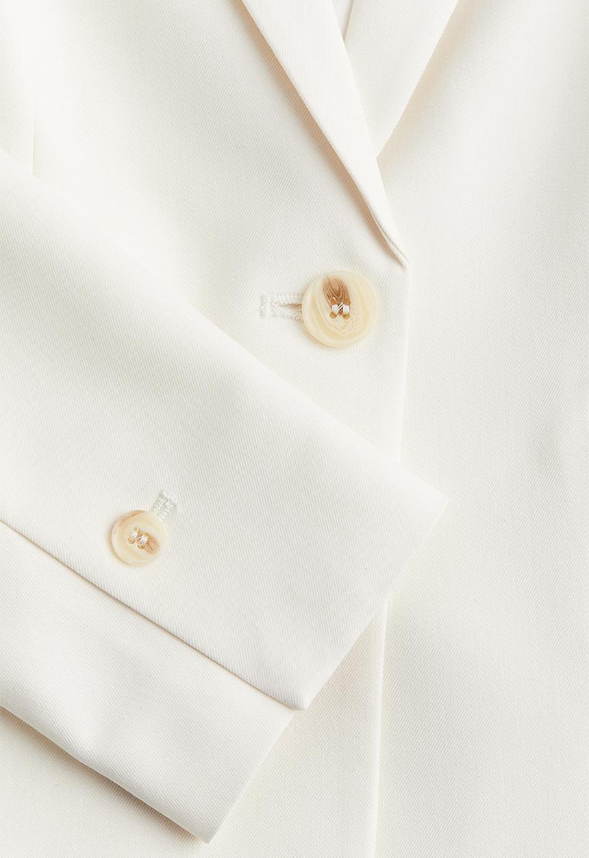 H&M - Fitted jacket - white