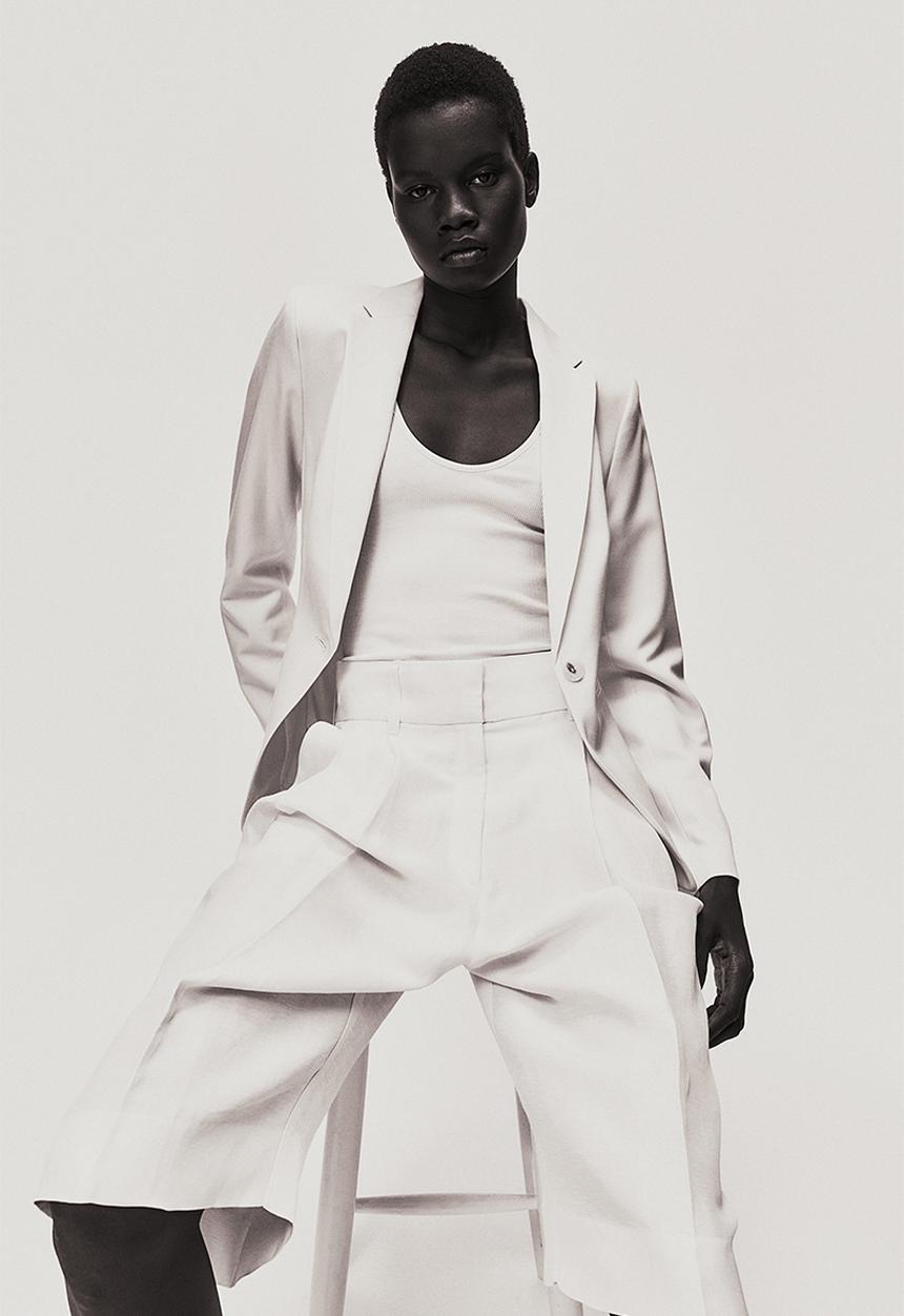 H&M - Fitted jacket - white