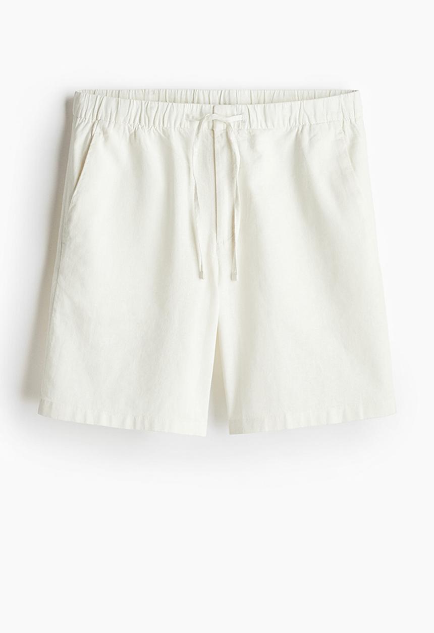 H&M - Regular fit shorts - white