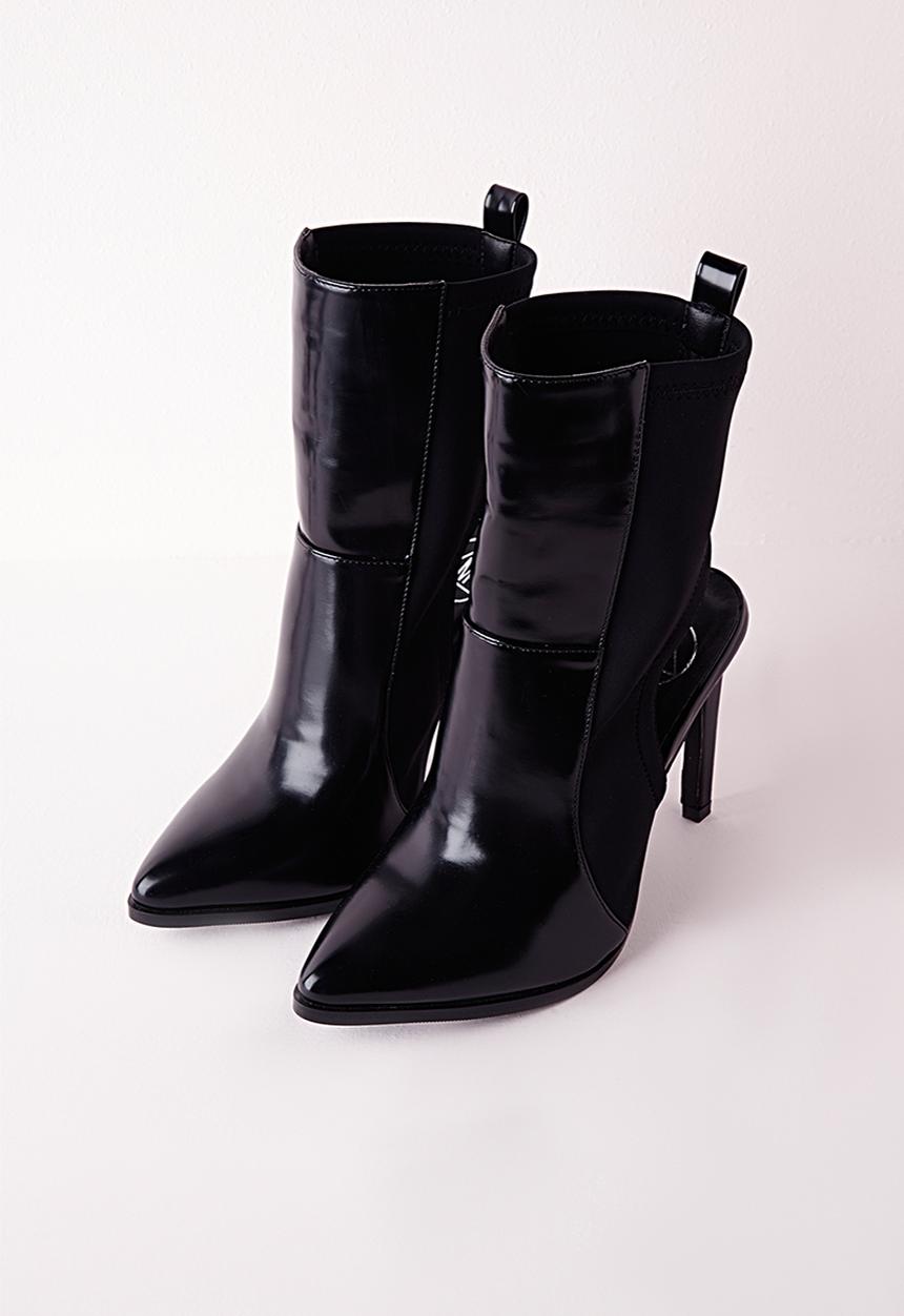 Missguided - Cut Out Stiletto Boots