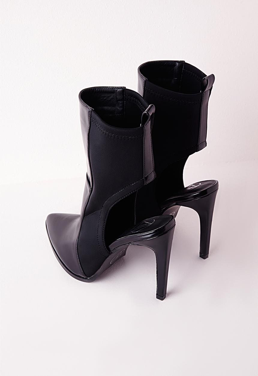 Missguided - Cut Out Stiletto Boots