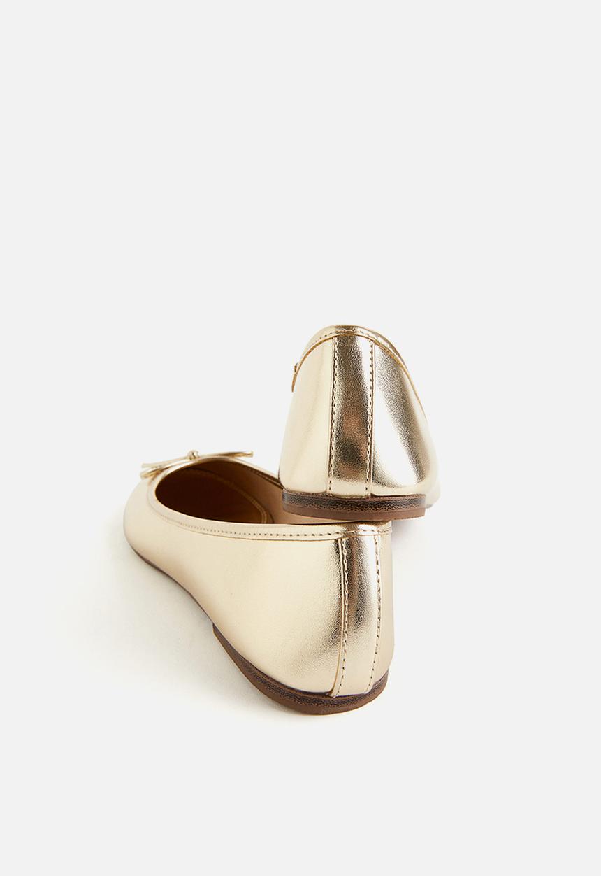 H&M - Ballet pumps - gold