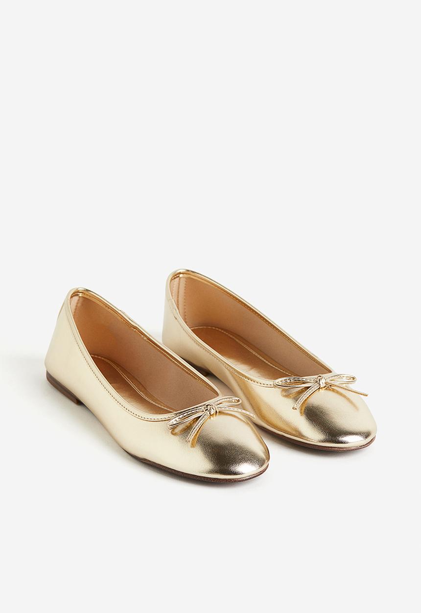 H&M - Ballet pumps - gold