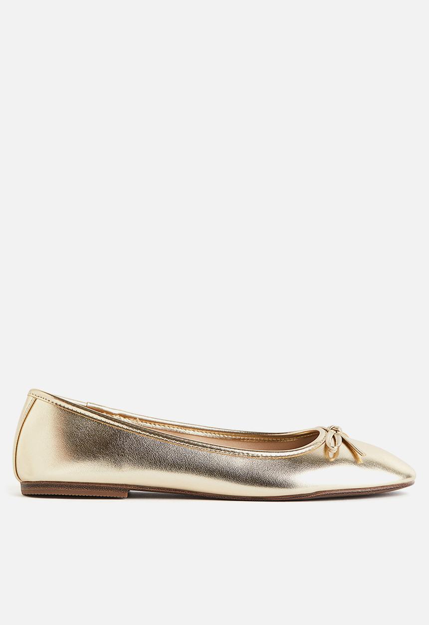 H&M - Ballet pumps - gold