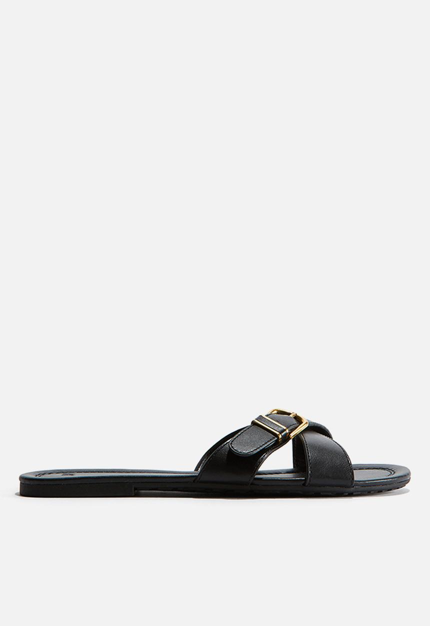 H&M - Buckle-detail sandals - black