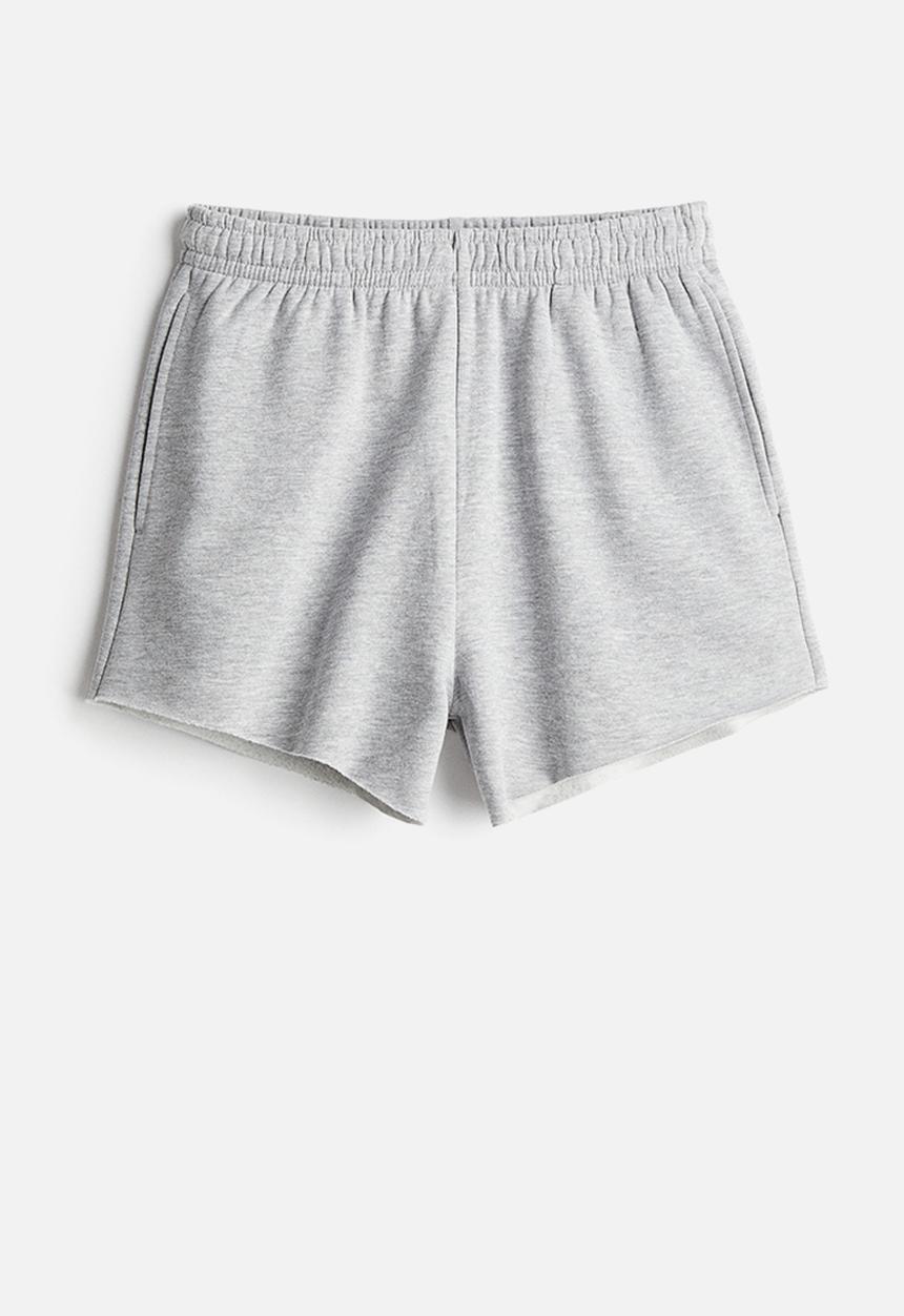 H&M - Sweatshirt shorts - light grey marl