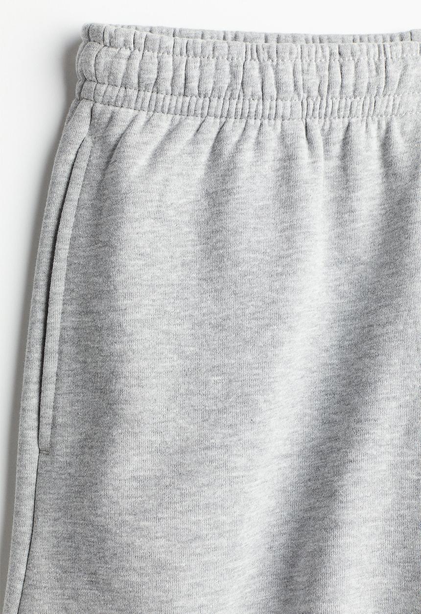 H&M - Sweatshirt shorts - light grey marl