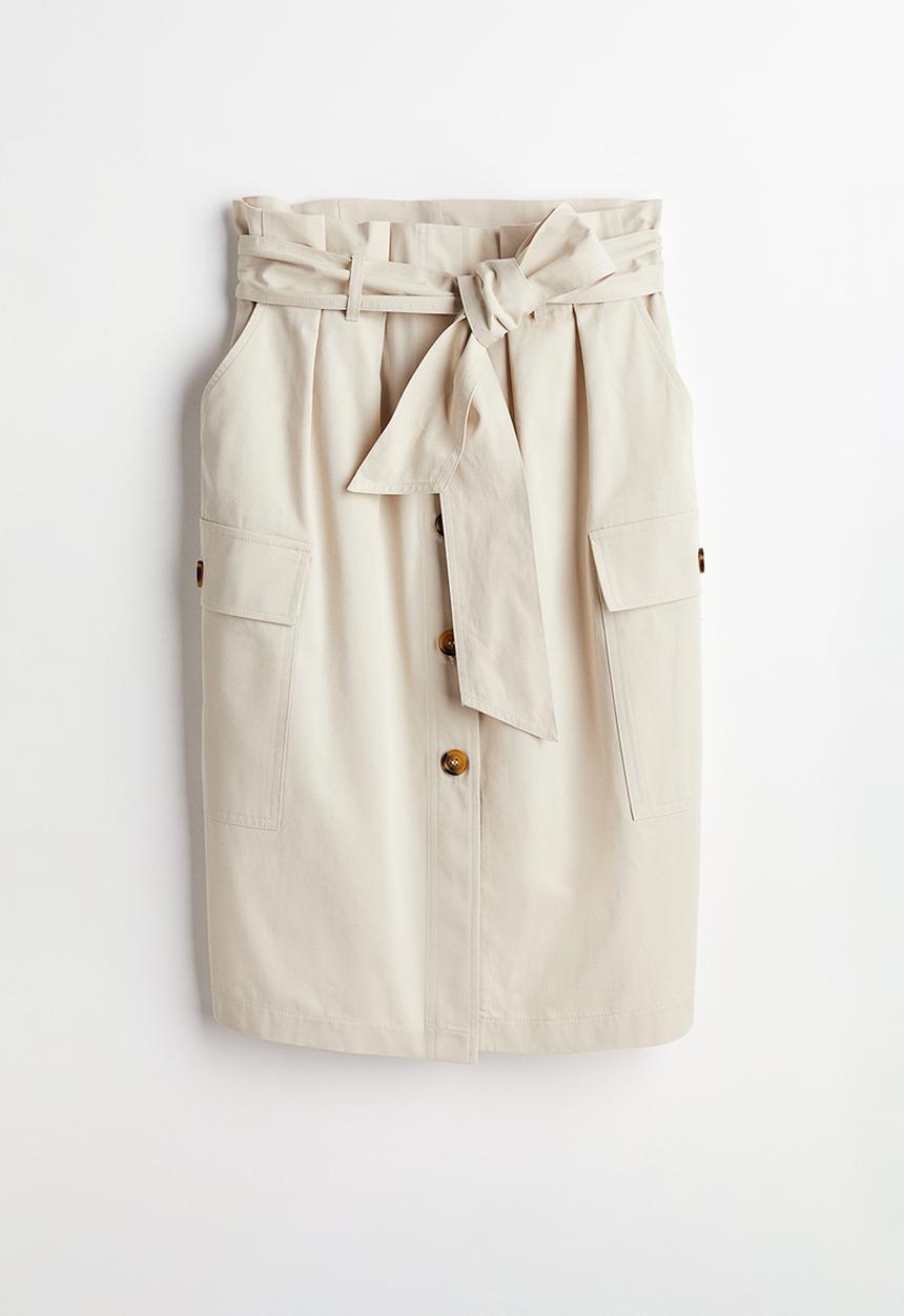 H&M - Utility skirt - beige